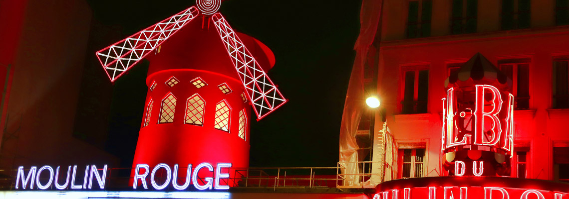 Éclairage Moulin Rouge